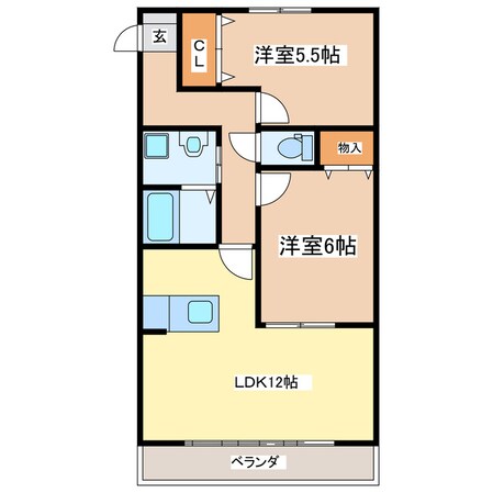 コーポソフィアの物件間取画像